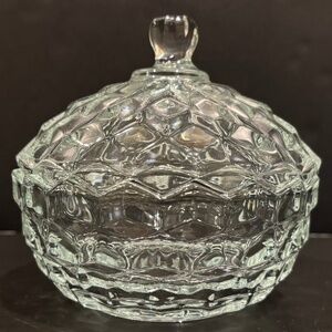 Vtg Colony Whitehall Covered Candy Dish